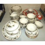 A collection of Royal Doulton 'Larchmont' dinner ware and other ceramics.