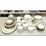 Approximately sixty-five pieces of Wedgwood 'Chester'-decorated dinner and tea ware.