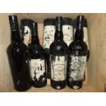 Gould Campbell, 1997 75cl 20%, five bottles and 2000, three bottles, (capsules intact, labels