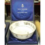 A Royal Worcester limited edition 'The Mayflower Bowl', no.318, in original box with certificate.