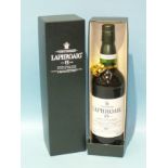 Laphroaig, The Cancer Relief Macmillan Fund bottled, a commemorative bottle of Laphroaig Whisky in