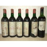 Chateau Beauregard, Saint-Julien 1967 (F & E May Ltd), five bottles, (soiled labels and capsules