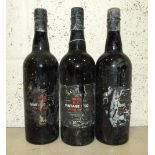 Martinez, 2000, 75cl 20%, (labels damaged, one capsule torn), three bottles, (3).