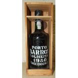 Barros Colheita 1980, one bottle in wood box, (stencil and capsule intact), (1).