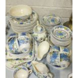 A collection of modern Masons 'Regency' pattern dinner and tea ware, approximately seventy pieces.