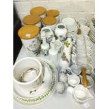 A collection of Portmeirion 'Botanic Garden' pattern kitchen and tea ware, approximately fifty