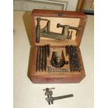A Swiss watch-makers staking tool, La Favorite, in original box and appears complete with