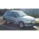A Peugeot 106 Independence, 2003, petrol, 3-door, 1100cc, silver, FSH, one owner since new.
