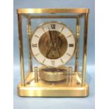 A Jaeger LeCoultre Atmos clock no.622564, 22.5cm high, 20cm wide, marked Swiss 540, (appears to