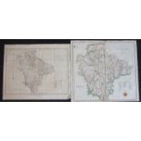 J Carey, A Map of Devonshire From the best Authorities, a hand-coloured map, watermark for 1804,