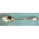 A George III Old English pattern basting spoon, London 1802.