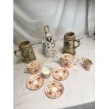 BOX BEER STEINS TEAWARE & FIGURE (AF)