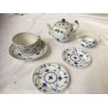 6 PCS ROYAL COPENHAGEN TEA WARE