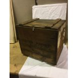 ARTHUR BELL & SONS WOODEN SCOTCH WHISKY CASE