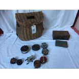 FISHING BASKET & REELS ETC (AF)