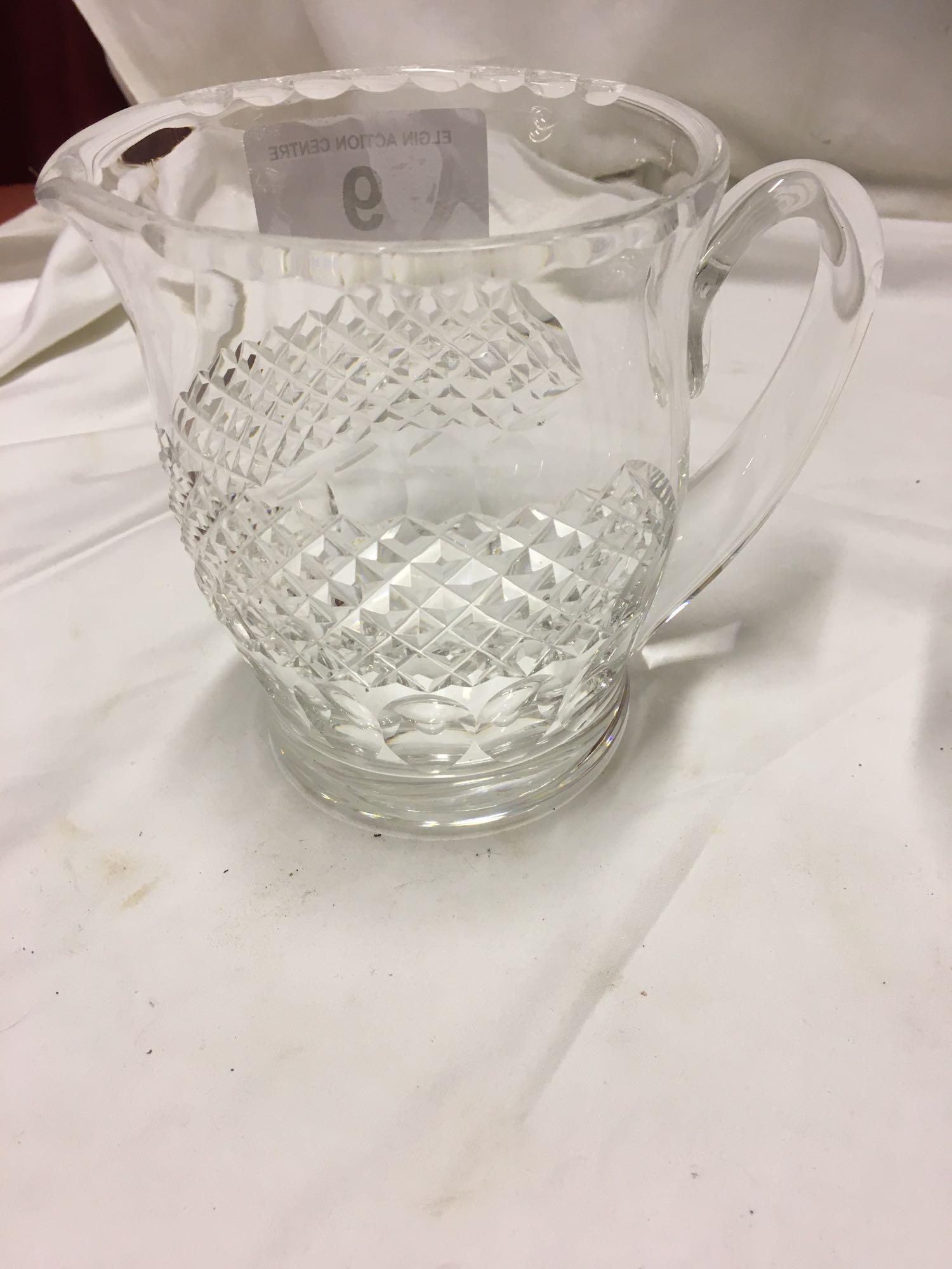 2 CRYSTAL JUGS (1 WATERFORD) & ICE BUCKET - Image 2 of 6