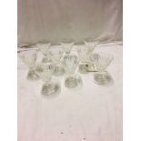 9 WATERFORD CRYSTAL GLASSES