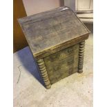 PAINTED PINE MEAL BIN (AF)