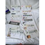 BOX ASSORTED STAMPS ETC (AF)