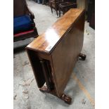 BURR WALNUT SUTHERLAND TABLE