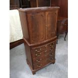 REPRO MAHOGANY DRINKS CABINET