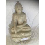 INDIAN STONE CARVED BUDDHA