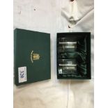 BOXED 2 HOUSE COMMONS WHISKY GLASSES