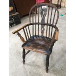 OAK WINDSOR STYLE CHAIR