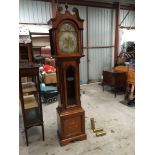 INLAID GRANDFATHER CLOCK (AF)