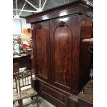 VICTORIAN MAHOGANY WARDROBE (AF)