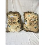 2 SILK CUSHIONS (AF)