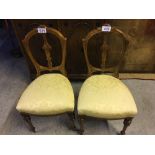 2 DINING ROOM CHAIRS