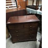 MAHOGANY 2 OVER 3 CHEST