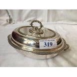 MAPPIN & WEBB E P PLATED SERVING DISH