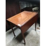 MAHOGANY DROP LEAF TABLE