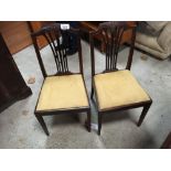 2 DINING ROOM CHAIRS