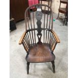 OAK WINDSOR STYLE CHAIR