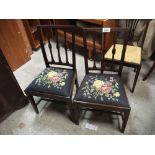 2 DINING ROOM CHAIRS