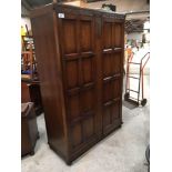 WARING & GILLOW OAK WARDROBE