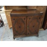 OAK 2 DOOR CABINET (AF)