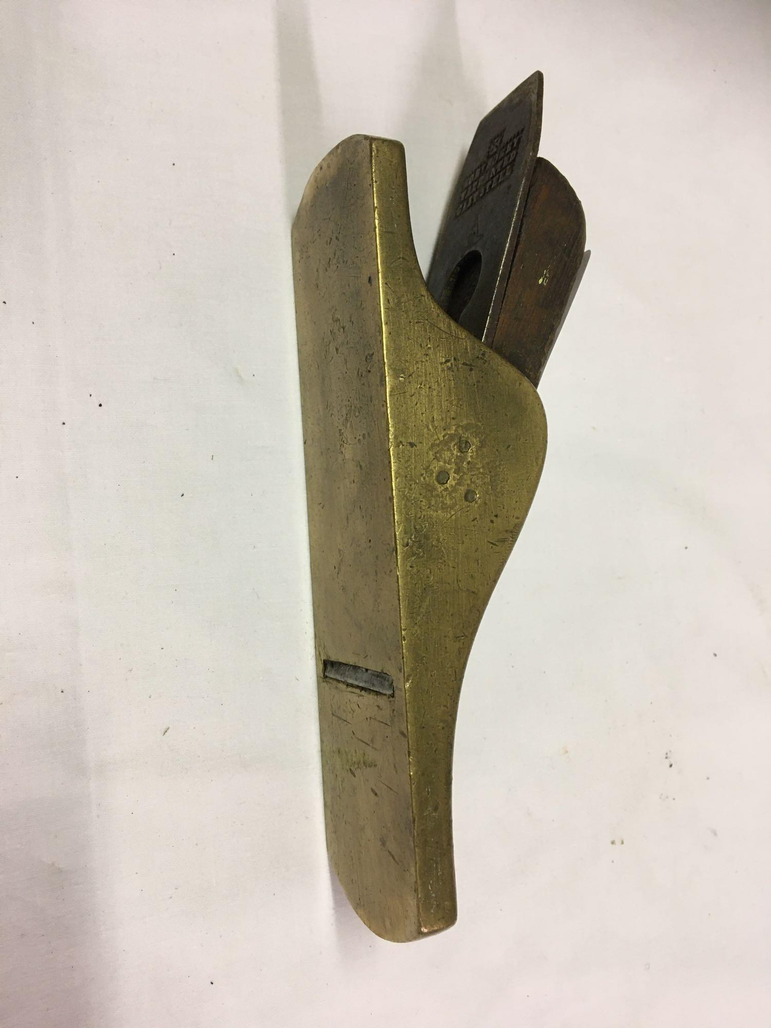 BRASS PLANE- R SORBY - Image 3 of 4