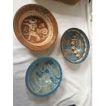 3 ISLAMIC BOWLS (AF)