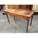 LEATHER TOPPED WRITING TABLE(AF)