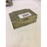 SILVER CIGARETTE BOX