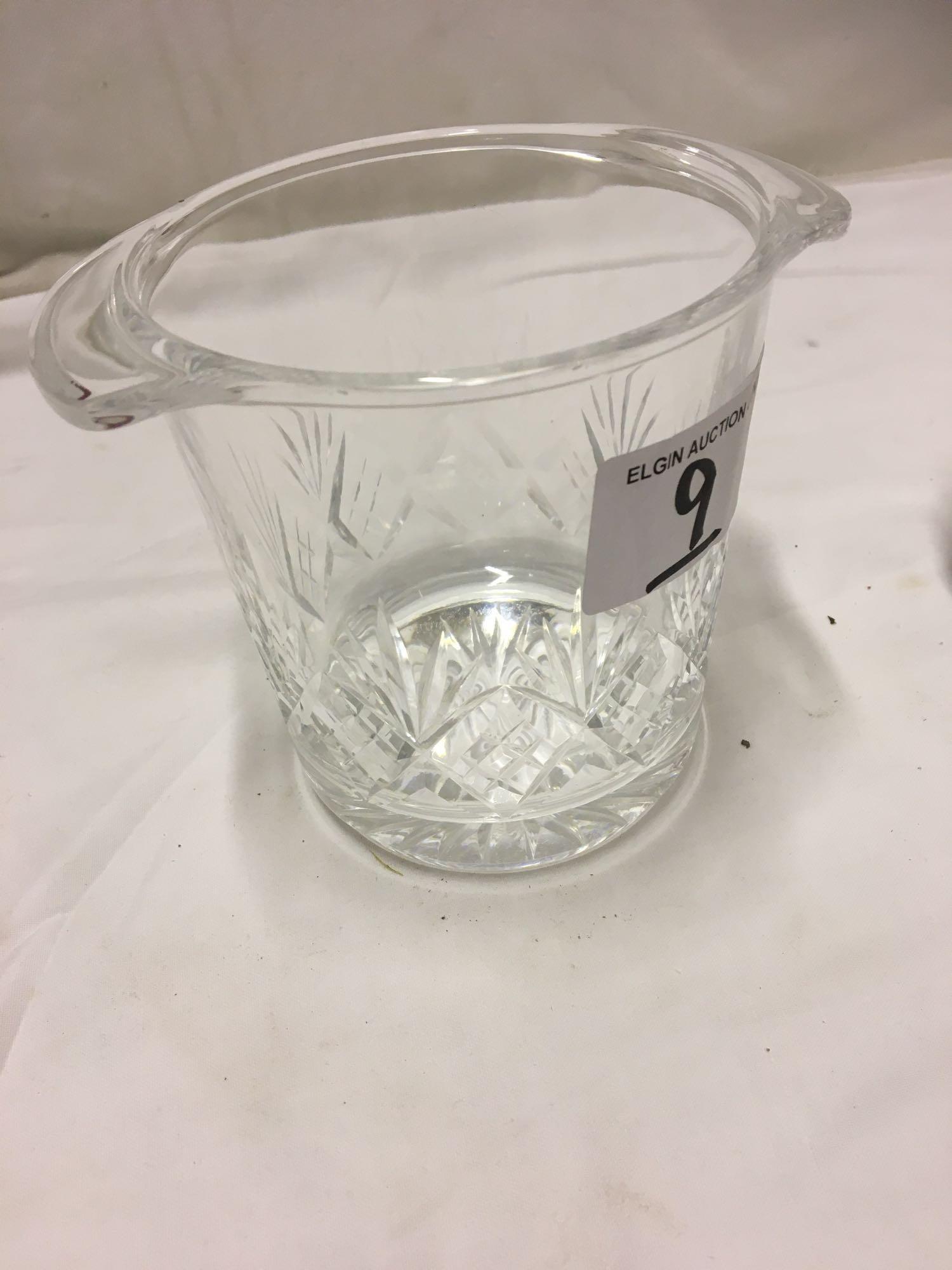 2 CRYSTAL JUGS (1 WATERFORD) & ICE BUCKET - Image 4 of 6