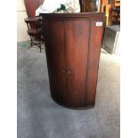 MAHOGANY CORNER CABINET (AF)