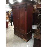 VICTORIAN MAHOGANY WARDROBE (AF)