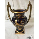 BRONZE & ORMOLU VASE (AF)