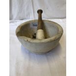 LARGE MORTAR & PESTLE (AF)