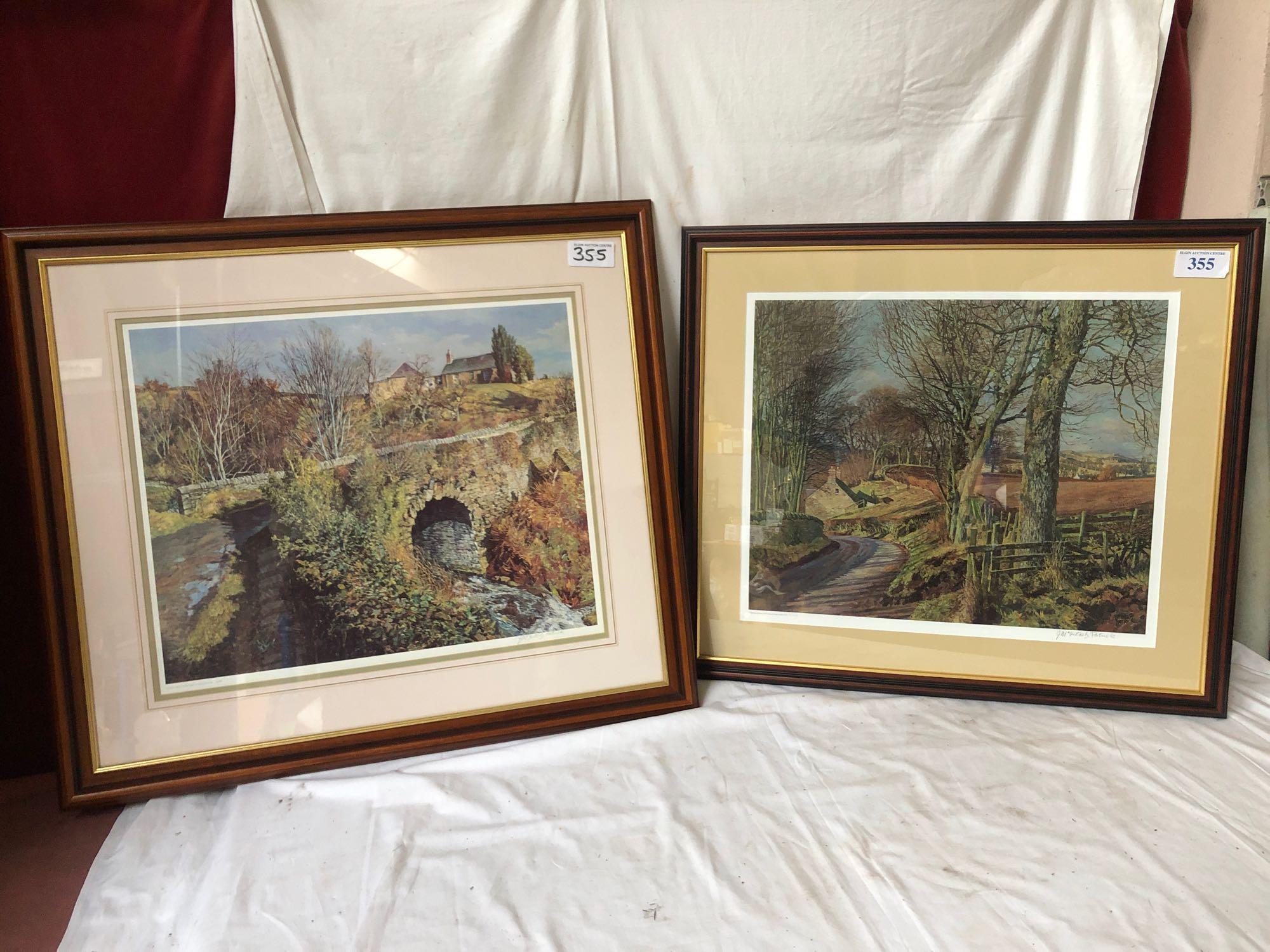 2 J McINTOSH PATRICK LTD EDITION PRINTS 740-850 & 605-850